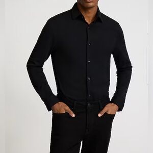 Express 1MX | Size  M | Black Dress Shirt - Extra Slim Fit | NWOT